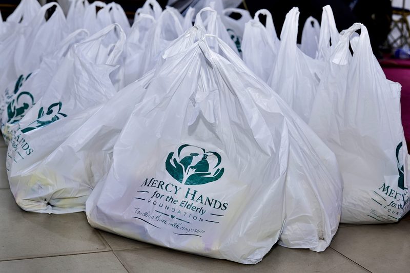 Mercy Hands care packages ready for distribution